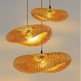 Suspension Bambou Tressé – Design Naturel Méditerranéen — Casa Volterra